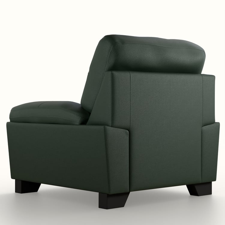 Winchester Faux Leather 1-Seater Sofa - Green