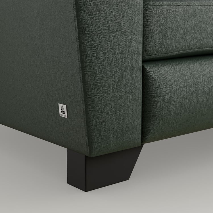 Winchester Faux Leather 1-Seater Sofa - Green
