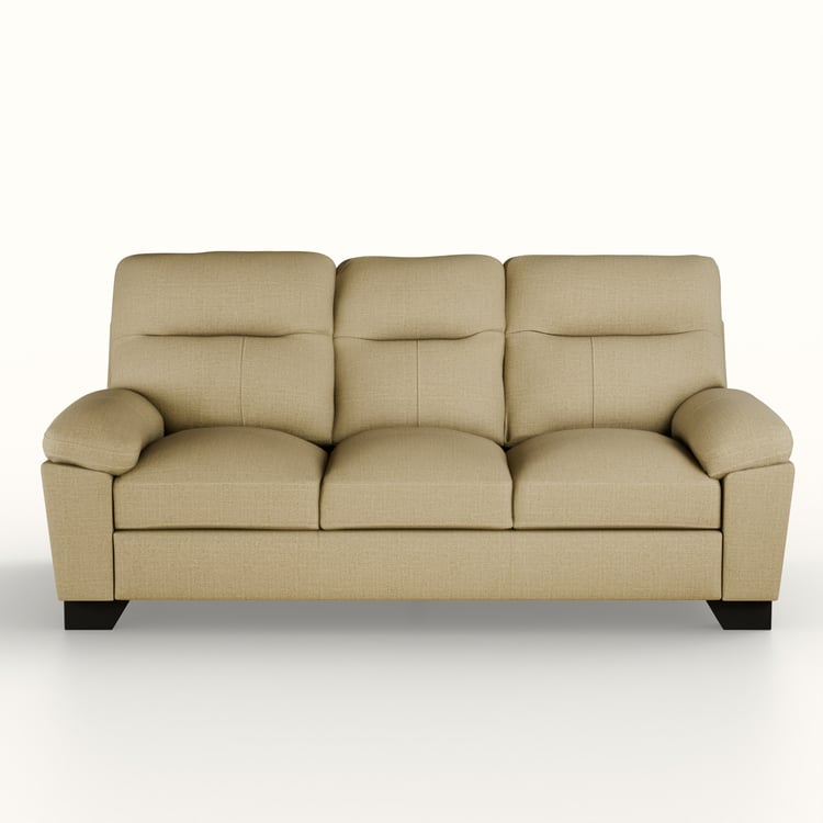 Winchester Fabric 3-Seater Sofa - Beige