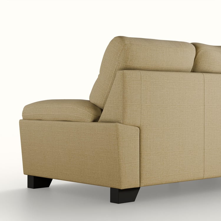 Winchester Fabric 3-Seater Sofa - Beige