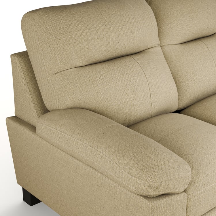 Winchester Fabric 3-Seater Sofa - Beige