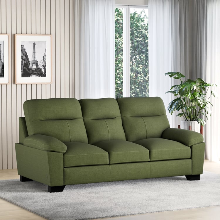 Winchester Fabric 3-Seater Sofa - Green
