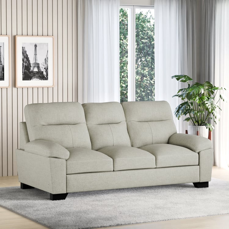 Winchester Fabric 3-Seater Sofa - Brown