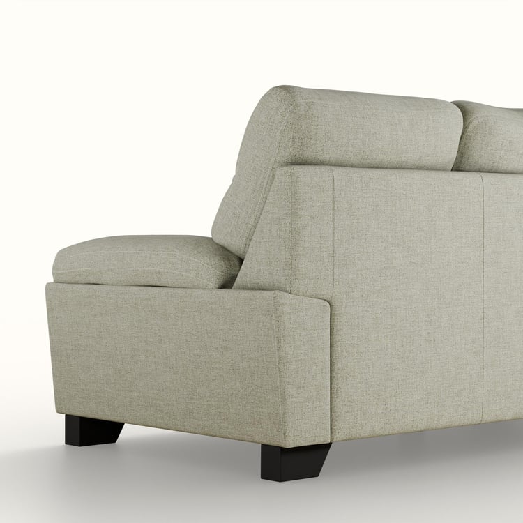 Winchester Fabric 3-Seater Sofa - Brown