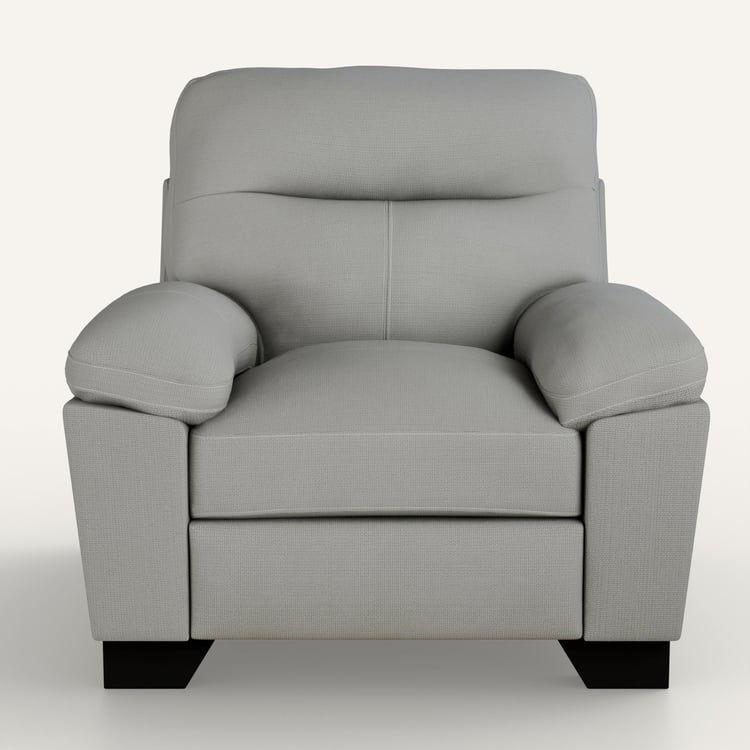 Winchester Fabric 1-Seater Sofa - Grey