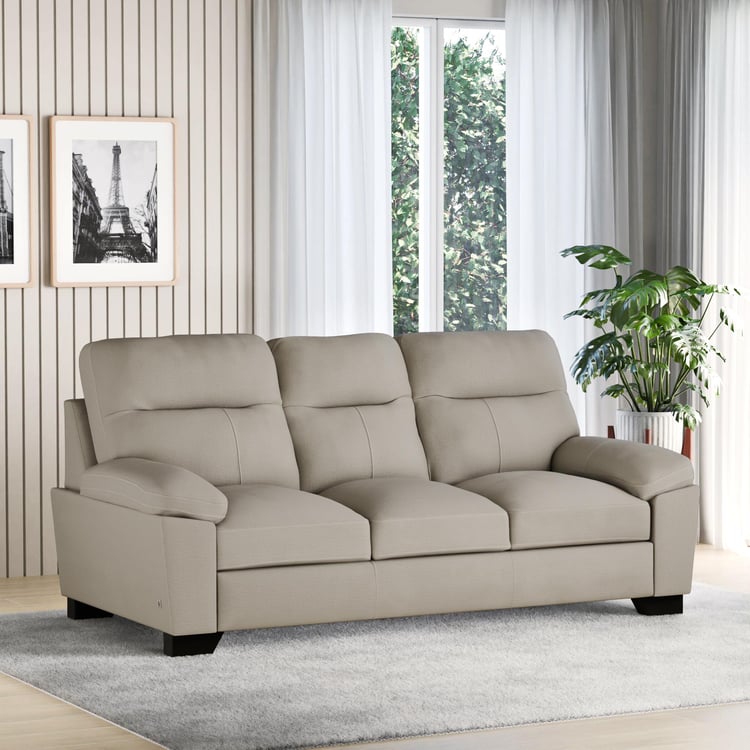 Winchester Fabric 3-Seater Sofa - Taupe