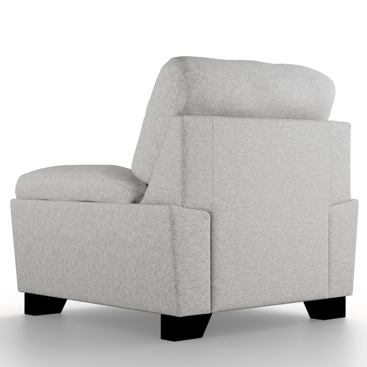 Winchester Fabric 1-Seater Sofa - Grey