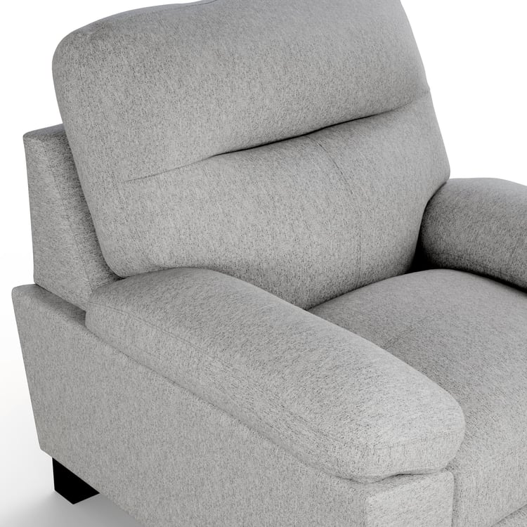 Winchester Fabric 1-Seater Sofa - Grey