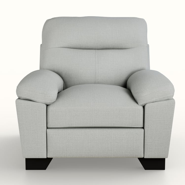 Winchester Fabric 1-Seater Sofa - Grey