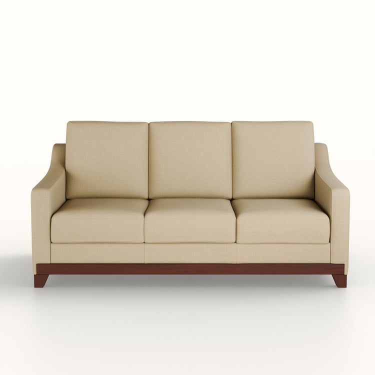 Sylvester Fabric 3-Seater Sofa - Beige