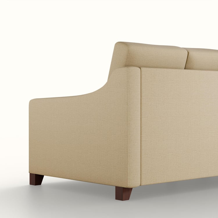 Sylvester Fabric 3-Seater Sofa - Beige