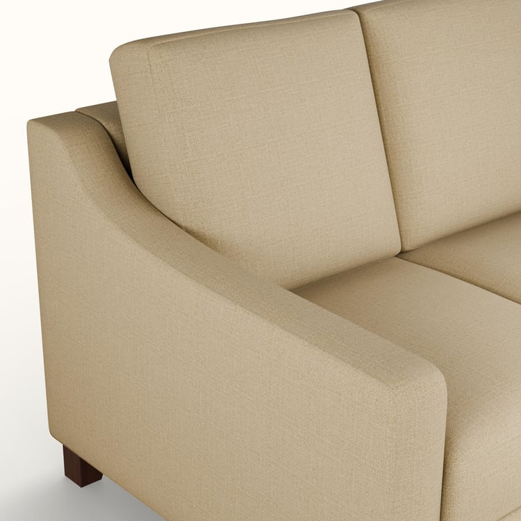 Sylvester Fabric 3-Seater Sofa - Beige
