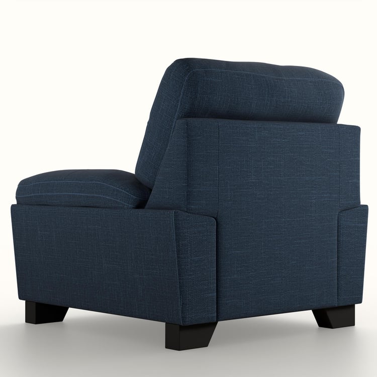 Winchester Fabric 1-Seater Sofa - Blue