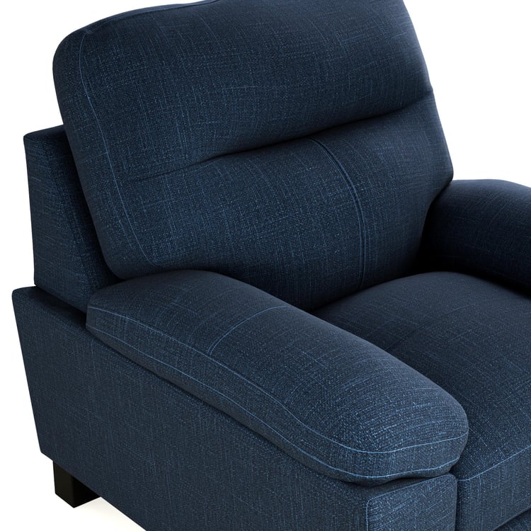 Winchester Fabric 1-Seater Sofa - Blue