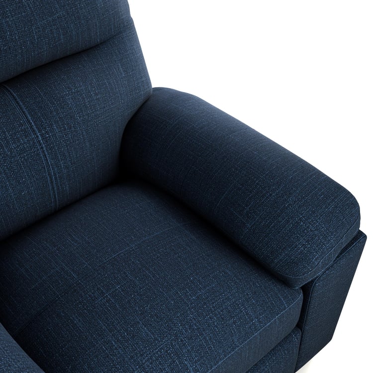 Winchester Fabric 1-Seater Sofa - Blue