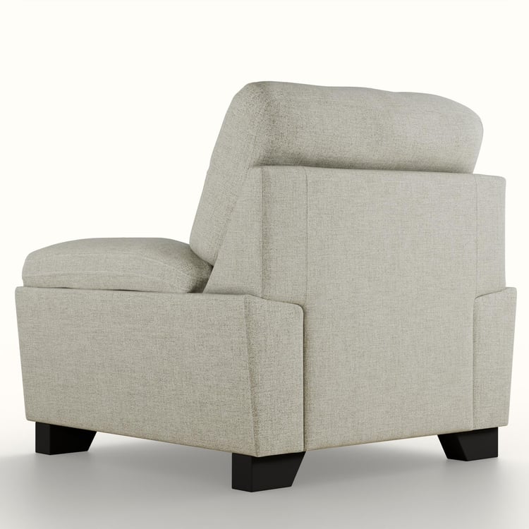 Winchester Fabric 1-Seater Sofa - Brown