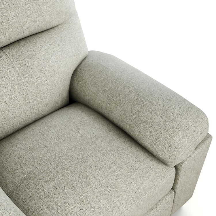 Winchester Fabric 1-Seater Sofa - Brown