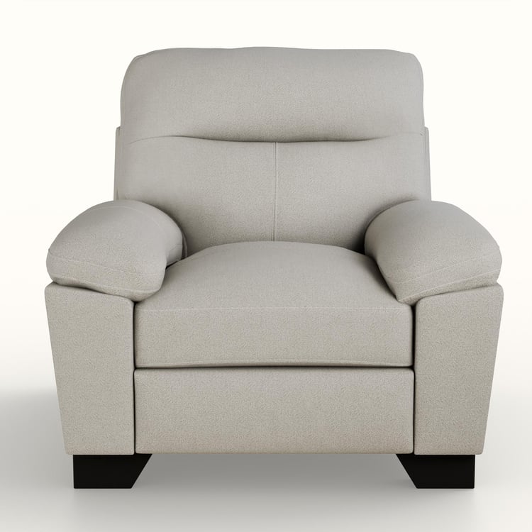 Winchester Fabric 1-Seater Sofa - Brown