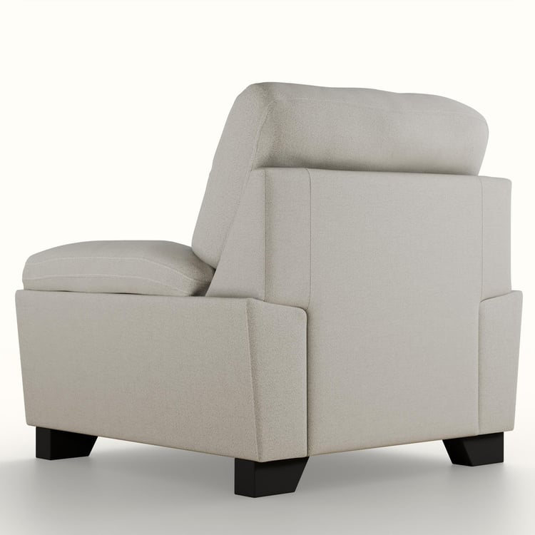Winchester Fabric 1-Seater Sofa - Brown