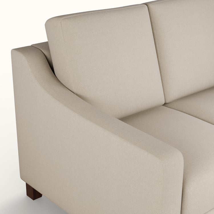 Sylvester Fabric 3-Seater Sofa - Beige