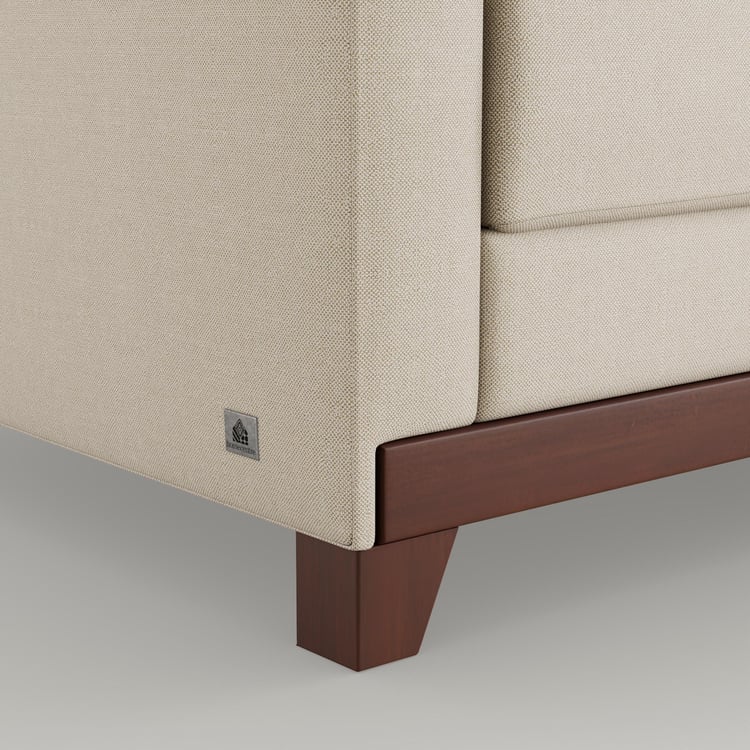 Sylvester Fabric 3-Seater Sofa - Beige