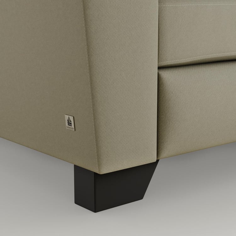 Winchester Velvet 1-Seater Sofa - Greige