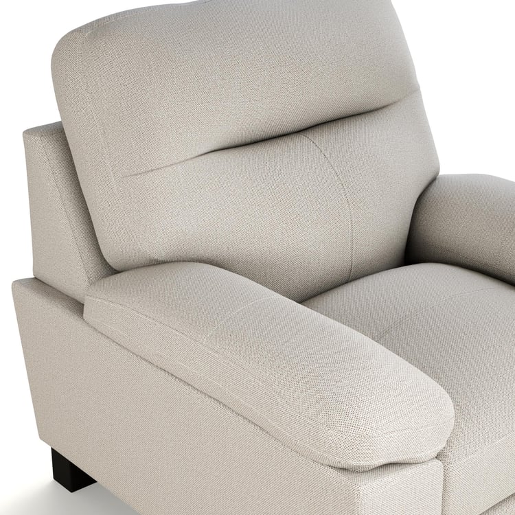 Winchester Fabric 1-Seater Sofa - Ivory