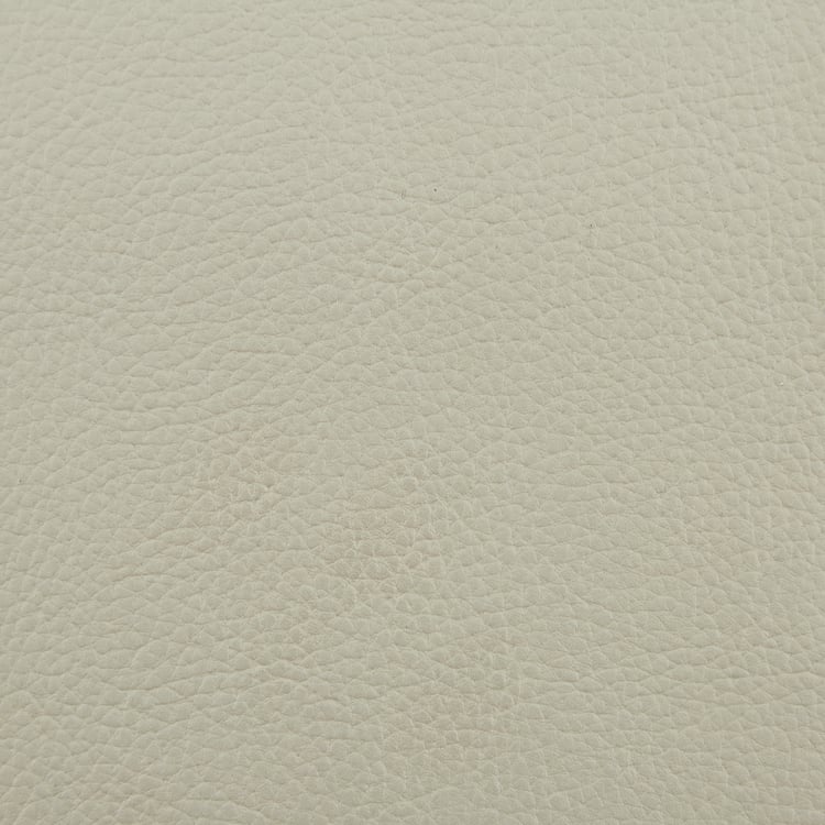 Winchester Faux Leather 1-Seater Sofa - Cream