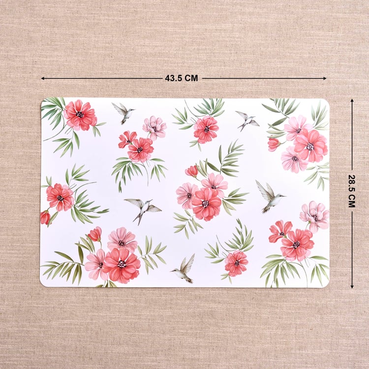 Mandarin Set of 6 Floral Print Placemats