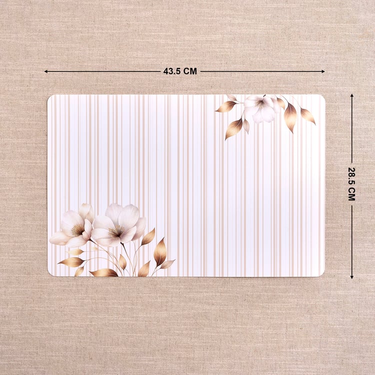Mandarin Set of 6 Striped Placemats