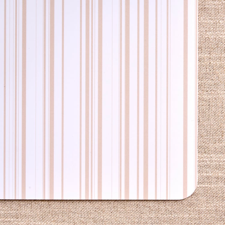 Mandarin Set of 6 Striped Placemats