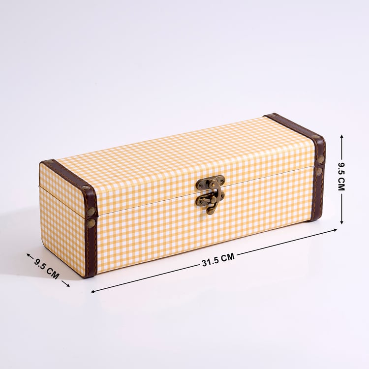 Oxley Raksha Metal Checked Gift Box