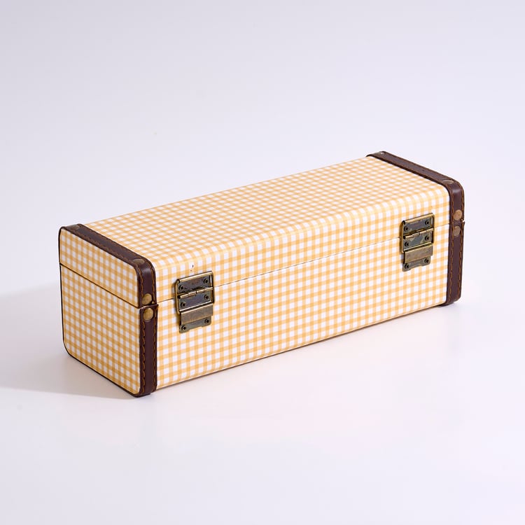 Oxley Raksha Metal Checked Gift Box