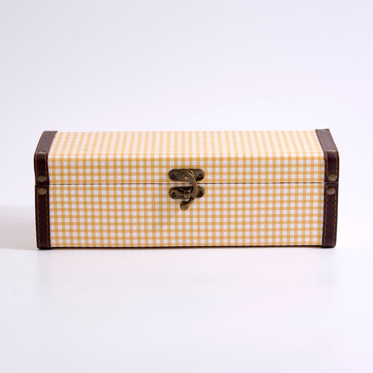 Oxley Raksha Metal Checked Gift Box