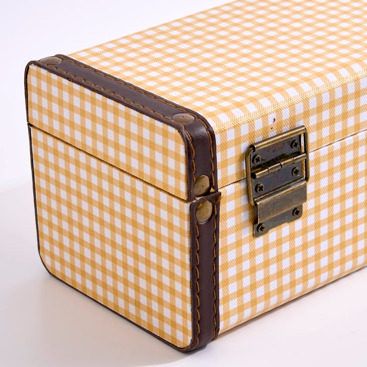 Oxley Raksha Metal Checked Gift Box
