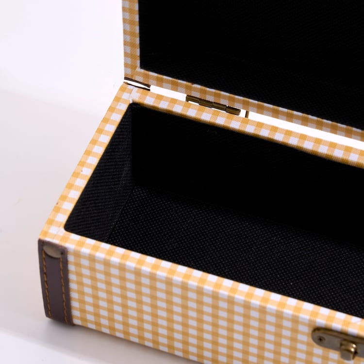 Oxley Raksha Metal Checked Gift Box