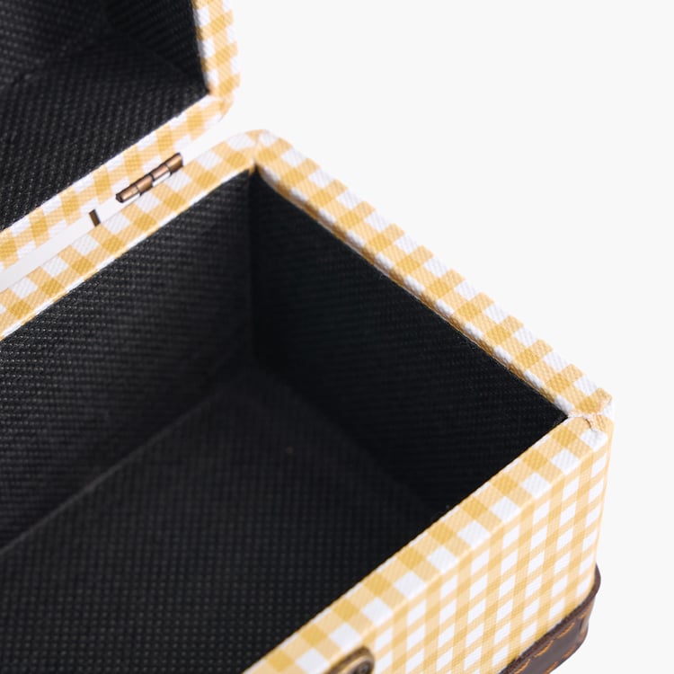 Oxley Raksha Metal Checked Gift Box - Small
