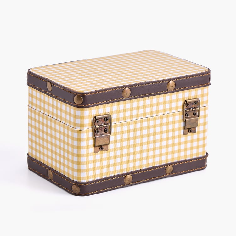 Oxley Raksha Metal Checked Gift Box - Small