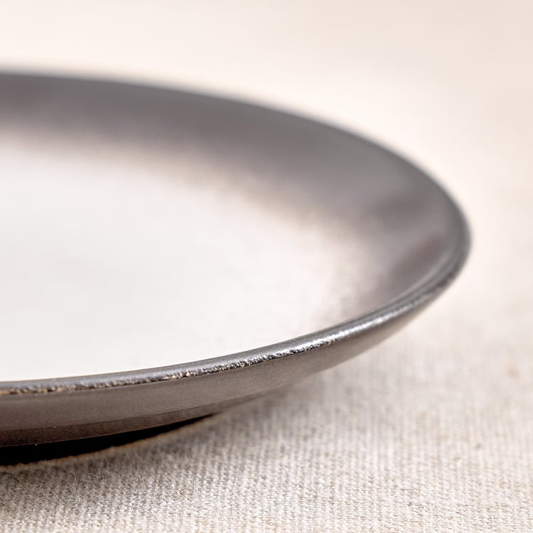Corsica Swirl Reactive Stoneware Side Plate - 18cm