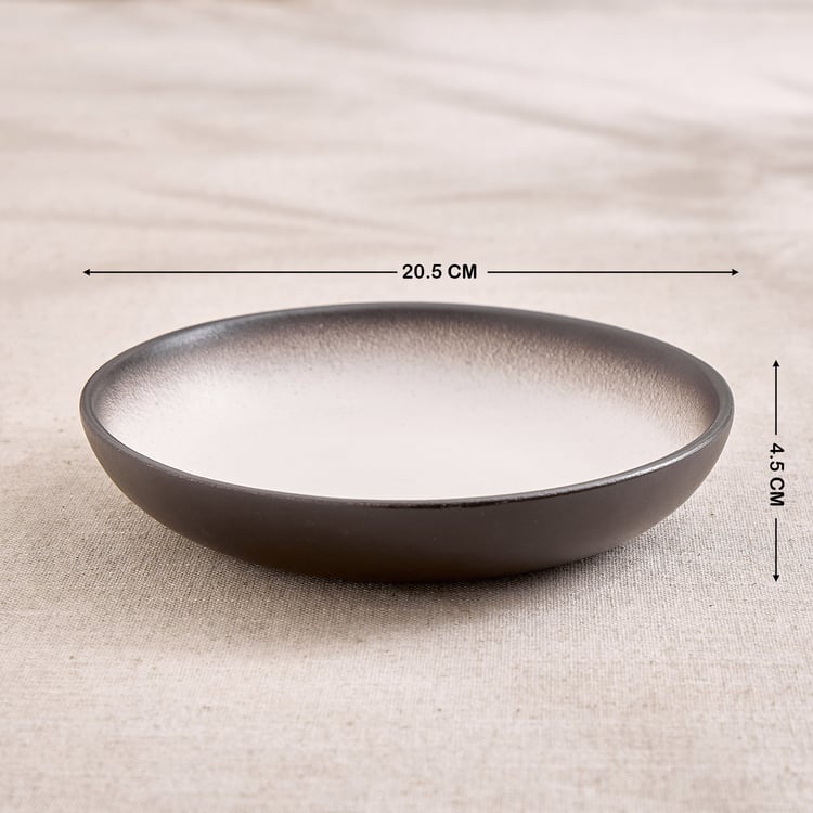 Corsica Swirl Reactive Stoneware Deep Dish - 750ml