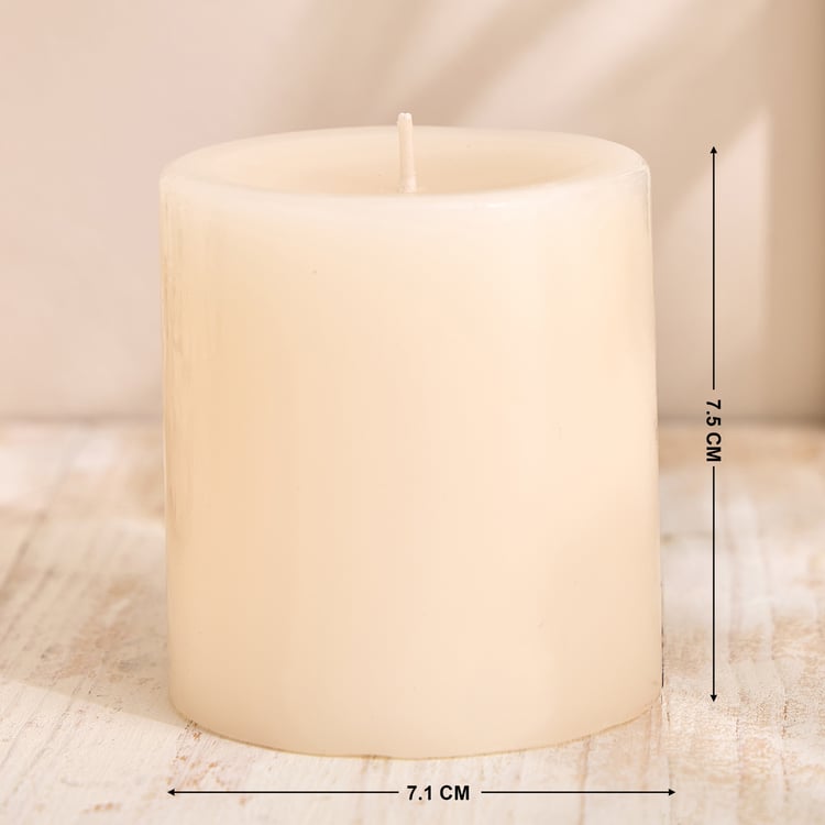 Essentials Lumera Vanilla Scented Pillar Candle