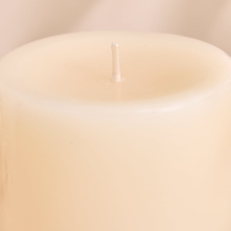 Essentials Lumera Vanilla Scented Pillar Candle
