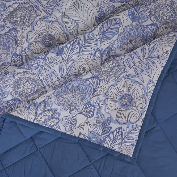 MASPAR Botanic Bloom Cotton 4Pcs Double Bed-In-A-Bag Set