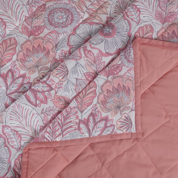 MASPAR Botanic Bloom Cotton 4Pcs Double Bed-In-A-Bag Set