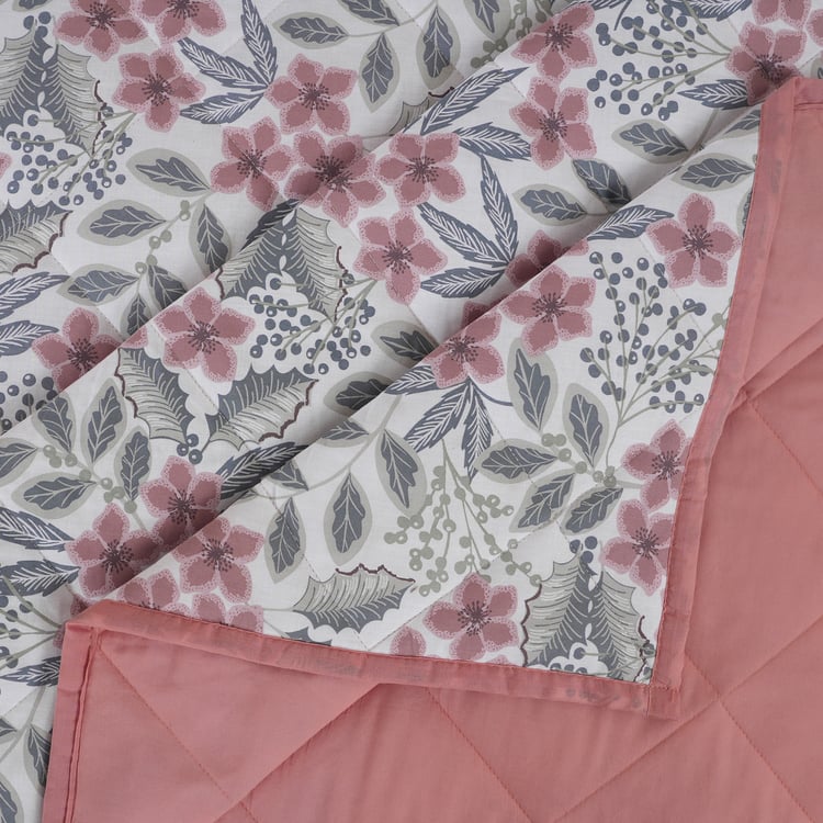 MASPAR Botanic Bloom Cotton 4Pcs Double Bed-In-A-Bag Set