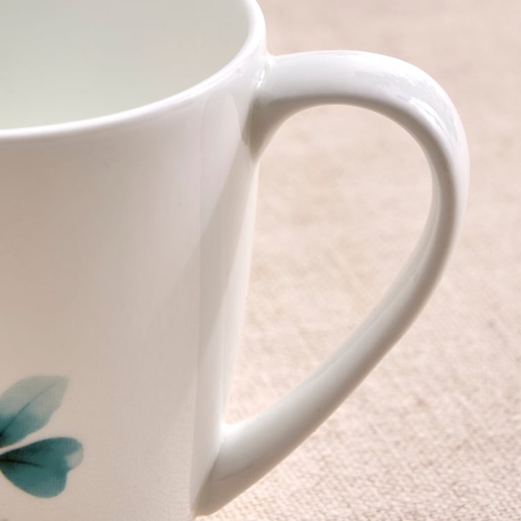 Lucas Oliva Bone China Floral Print Mug - 240ml