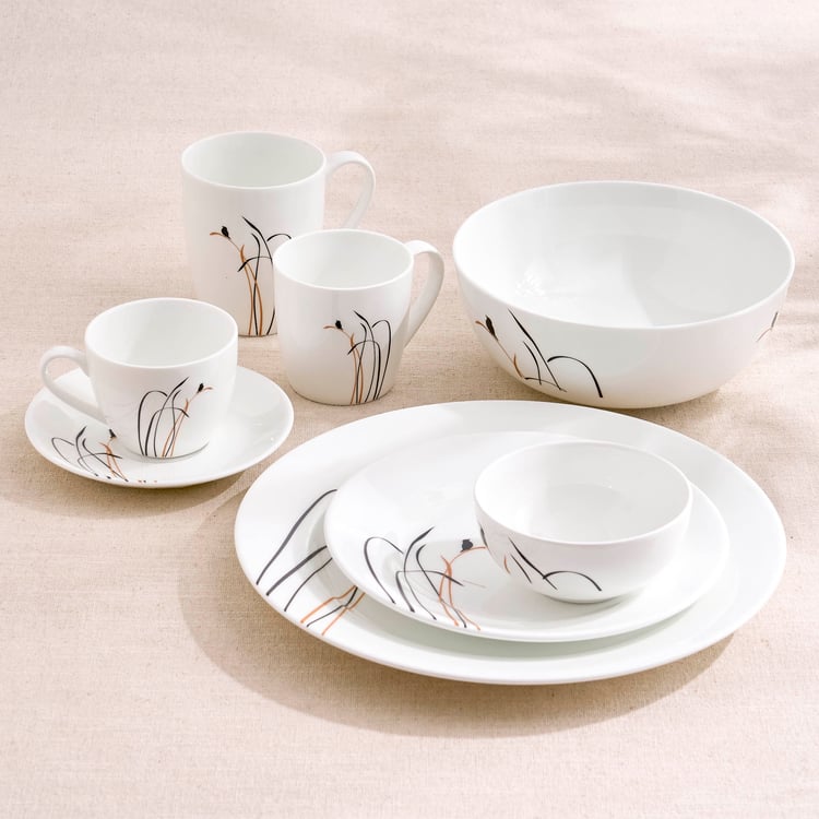 Lucas Bird Bone China Printed Katori - 240ml