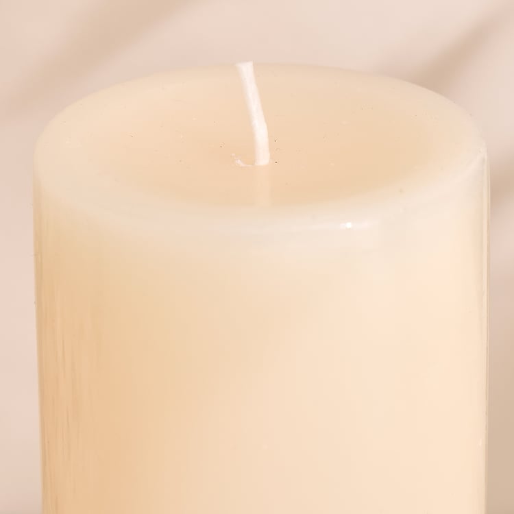 Essentials Lumera Vanilla Scented Pillar Candle