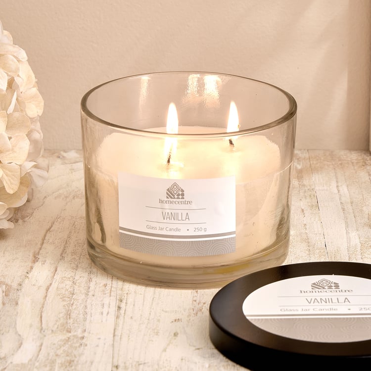 Essentials Lumera Vanilla Scented Jar Candle