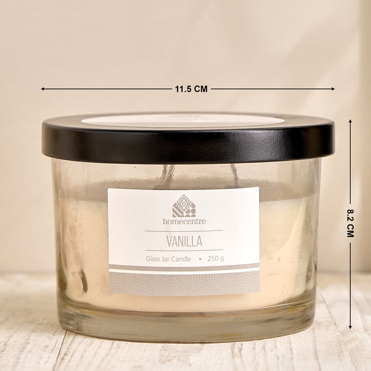 Essentials Lumera Vanilla Scented Jar Candle